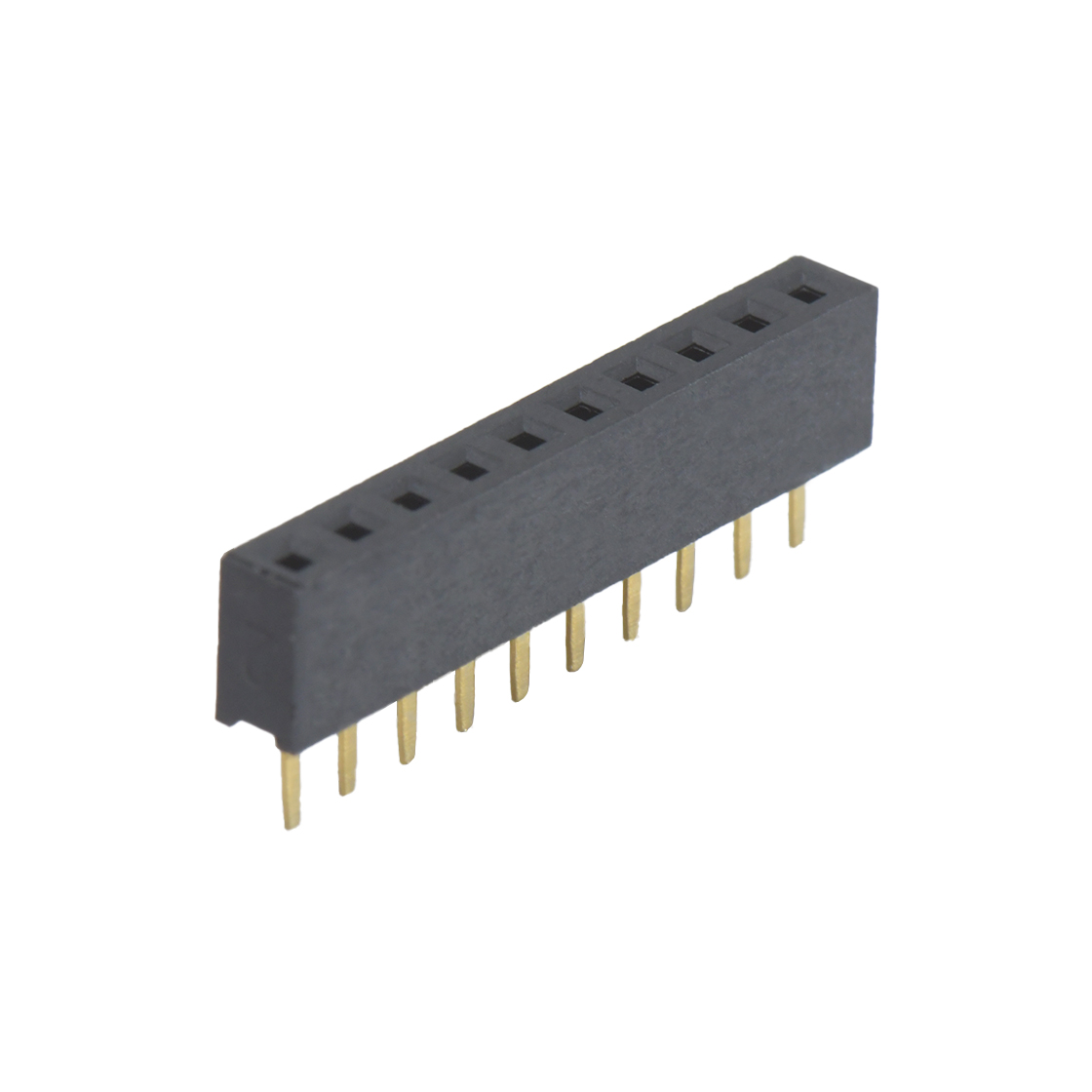 Pitch 2.00mm 180° 单排 DIP U型排母 PC 2.8